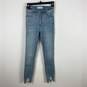Abercrombie & Fitch Light Blue High Rise Jeans